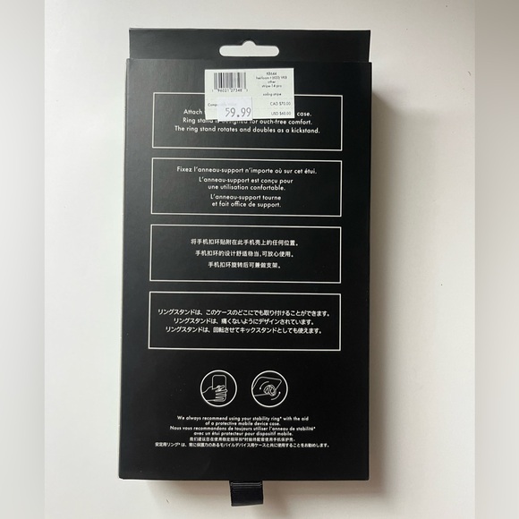 New Kate Spade Sailing Stripe iPhone Stability Ring Case - Picture 6 of 8